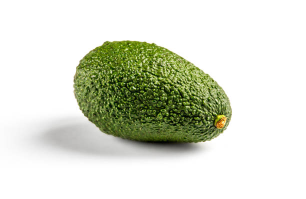 Avocado op witte achtergrond